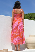 Midi Dress - Ric Rac Spliced Sun Dress
