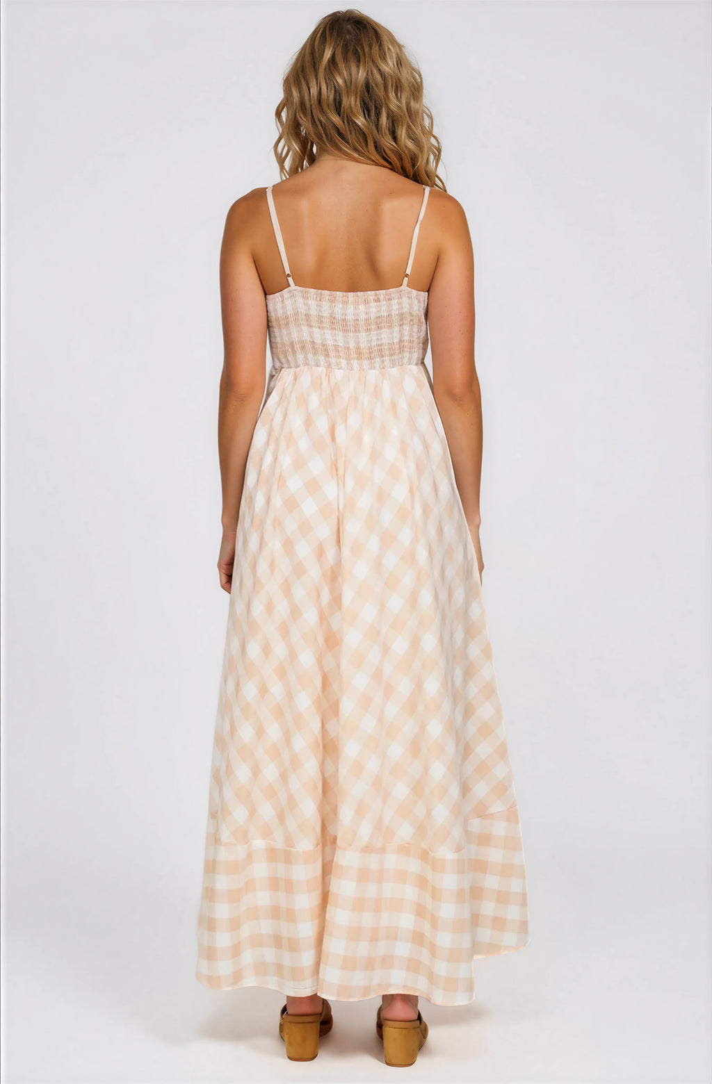 Maxi Dress - Spaghetti Strap A-Line Dress