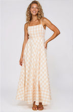 Maxi Dress - Spaghetti Strap A-Line Dress